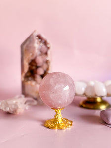 Rose Quartz Sphere 005