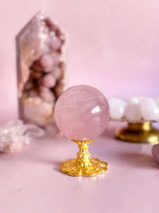 Rose Quartz Sphere 003