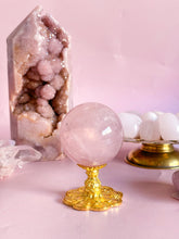 Load image into Gallery viewer, Rose Quartz Sphere 002
