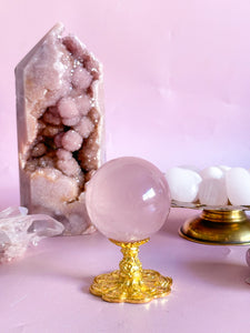 Rose Quartz Sphere 001