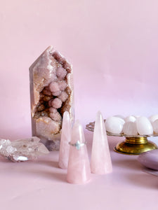 Rose Quartz Ring Holder