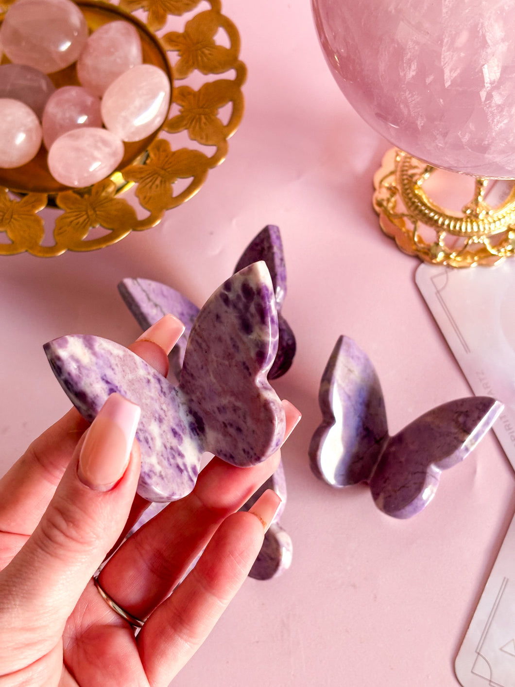 Lavender Jade 3D Butterfly