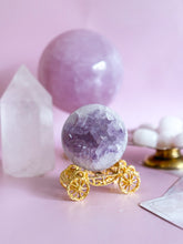 Load image into Gallery viewer, Druzy Amethyst with Quartz and Agate Sphere 002
