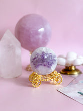 Load image into Gallery viewer, Druzy Amethyst with Quartz and Agate Sphere 001
