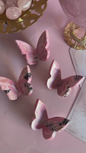 Load and play video in Gallery viewer, Rhodonite 3D Butterfly
