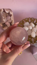 Load and play video in Gallery viewer, Rose Quartz Sphere 002
