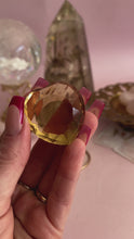 Load and play video in Gallery viewer, Citrine Faceted Heart 017
