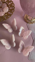 Load and play video in Gallery viewer, Rose Quartz 3D Butterfly
