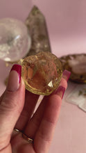 Load and play video in Gallery viewer, Citrine Faceted Heart 016
